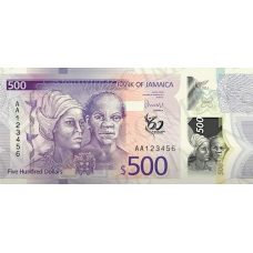 (357) ** PNew (PN98) Jamaica - 500 Dollars Year 2022 (2023)